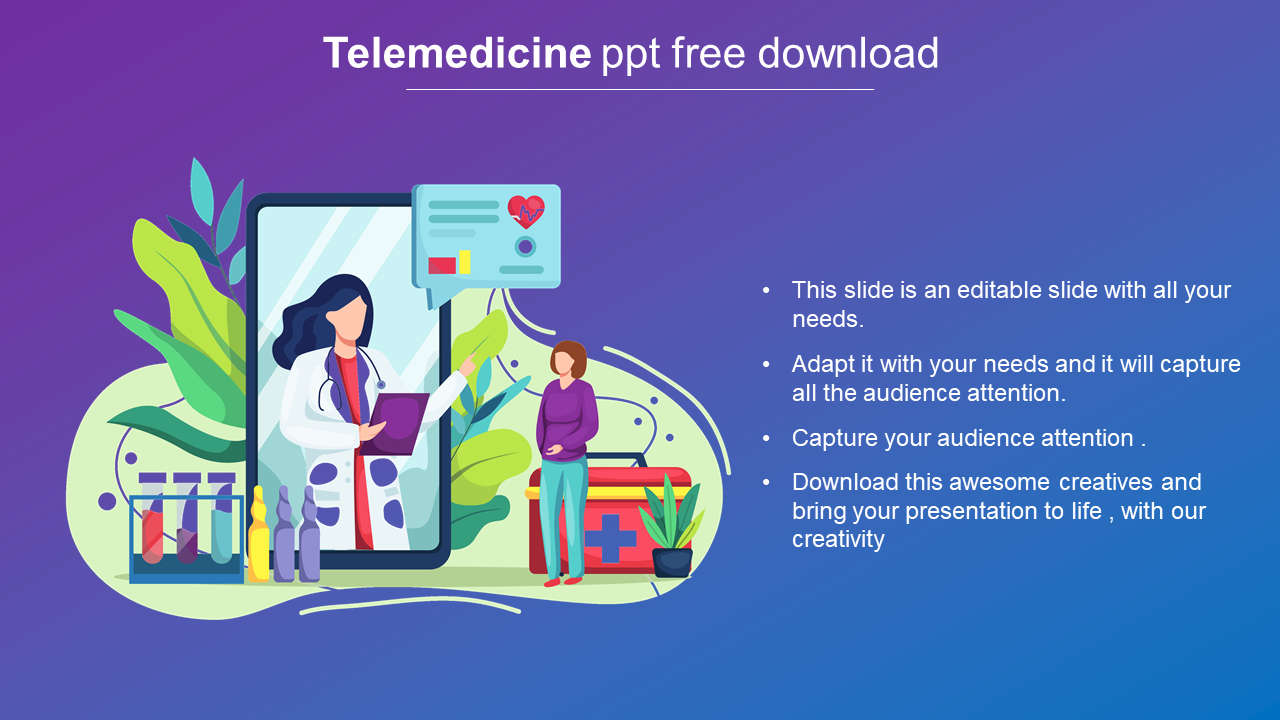 Telemedicine PPT Free Download Templates and Google Slides